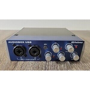 PreSonus AudioBox USB 40V Computer 96kHz Recording Interface Blue